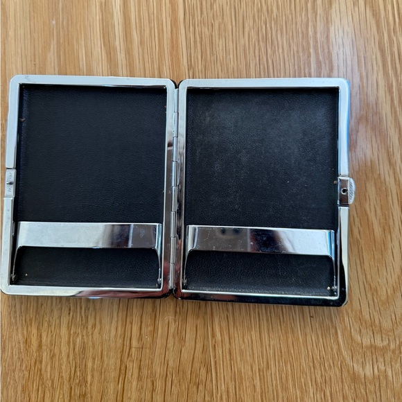 Vintage Authentic Dunhill Black Leather Cigarette Case - Picture 2 of 5